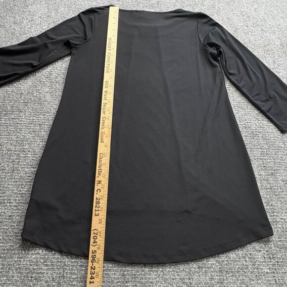 Bob Mackie Wearable Art Top Womens XXS Black Tunic Sequin Chevron‎ Party Formal - Picture 12 of 16